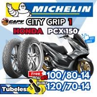 ราคา MICHELIN CITY GRIP 1 ยางปี 2025 ยางนอก มอเตอร์ไซค์ Honda PCX150 แบบไม่ใช้ยางใน 100/80-14 และ 120/70-14 (50504053264)