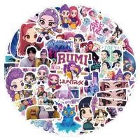 ราคา Creative Kpop Demon Hunters สติกเกอร์ Saja Boys ตกแต่งคอลเลกชันสติกเกอร์ Graffiti W1w1 (51755505441)