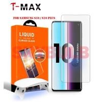 ราคา T-MAX Liquid UV 3D Curved Tempered Glass สําหรับ Samsung Galaxy S10, S10 Plus,Note 9 (47105347370)