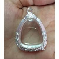 ราคา กรอบพระ ตลับเงิน ใส่พระปิดตาหลวงปู่แก้ว (19253190414)