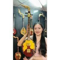 ราคา พิณโปร่งไฟฟ้า งานพิเศษ หัวกนกทอง ทรงโบราณ (6439103577)