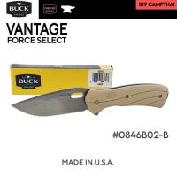 ราคา มีดพับ BUCK แท้ รุ่น VANTAGE FORCE SELECT, NILON GUESS BROWN, ใบมีด DROP POINT เคลือบ SATIN เหล็ก 13C26 ผลิต U.S.A. (40207845640)
