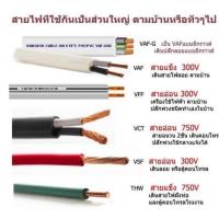 ราคา สายไฟ WABARI สายไฟ VAF/G 2x1.5/1.5 แบทองแดงแท้ สายหลอดไฟ สายปลั๊กไฟ สายคู่ มีกราวด์ สาย VAF กราวด์ สาย VAF-GRD 2x1.5 (27678848070)