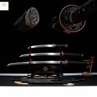 ราคา ดาบยาว มีดญี่ปุ่น ใบมีดรวม ดาบอิอายโด มีดสั้น ไม่ได้ลับ (51854350709)