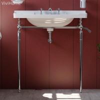 ราคา NEWขาตั้งอ่างล้างหน้าทองเหลืองโบราณ อ่างล้างหน้าแบบตั้งพื้น ตู้ห้องน้ำสไตล์ฝรั่งเศส ตู้อ่างล้างหน้า (54803550051)