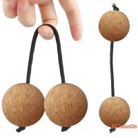 ราคา YosunChoker] Cork Sandball Aslatua แอฟริกัน Shaker Rattle Rhythm Percussion ปลายนิ้ว Sandball Instrument Sandball Rhythm Instrumen ใหม่ (46905762227)
