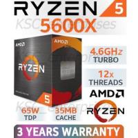 ราคา CPU AMD Ryzen 5 5600X Processor with Cooler (32MB Cache, Up to 4.60 GHz) # RYZEN5 5600X (4461273984)