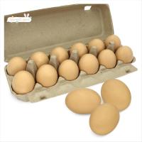 ราคา 12 ชิ้นไข่ไม้ทาสีปลอมไข่อีสเตอร์ Unpainted ไข่ไม้ปลอมสําหรับงานฝีมือ,อีสเตอร์ตกแต่งติดตั้งง่ายสีน้ําตาล (55957558395)