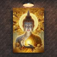 ราคา กรอบลอยไวนิล รูปพระพุทธเจ้า ตกแต่งบ้านและห้องพระ (41903107395)