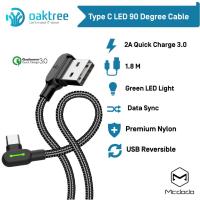 ราคา Mcdodo Cable Type C Fast Charging 90 องศา LED Charger Gaming Series 1.8 เมตร (9222089221)