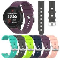 ราคา 20 มม.สายรัดซิลิโคนสําหรับ Garmin forerunner 245 245M 645 645M 165 158 55 570 42 มม. Vivoactive 3 5 6 เพลงองค์ประกอบสร้อยข้อมือสายรัดข้อมือกีฬา (26930504715)