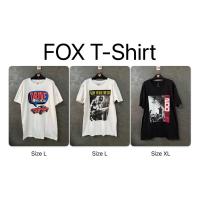 ราคา (สินค้ามือสอง)✌พร้อมส่ง FOX เสื้อยืด size L,XL วัดไซร์ให้แล้วค่ะในรูป (48555494716)