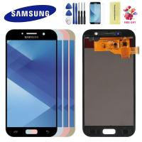 ราคา สําหรับ Samsung Galaxy A5 2017 LCD A520 SM-A520F จอแสดงผล LCD Touch Screen Digitizer Assembly กรอบสําหรับ A5 2017 A520 หน้าจอ LCD (19390851800)