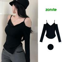 ราคา เสื้อยืดแขนยาว เปิดไหล่ เสื้อผู้หญิง สไตล์แฟชั่น (28043943085)