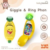 ราคา ของเล่น โทรศํพท์ สำหรับเด็ก กล้วยหอม Bright Starts Giggle & Ring Phone มีเสียงและมีไฟ (7023310292)