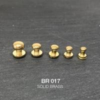 ราคา BR017 หมุดนมหนู หมุดกระเป๋า ทองเหลืองแท้ แพ็ค 10 ชุด**บรรจุแพ็ค 10 ตัว** (5124863967)