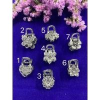 ราคา [เจ๊ปุ้ยเครื่องเงิน]กิ๊บหนีบผมเงินแท้ 92.5% มีหลายแบบหลายลายน่ารักๆ (17273615935)