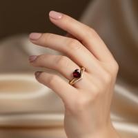 ราคา แหวนพลอยโกเมนจันทบุรี (Garnet) ตัวเรือนเงินแท้92.5%ชุบทองคำ พลอยสีแดงอมน้ำตาล เนื้อใส ไซส์นิ้ว 56 เบอร์ 8US มีใบรับประกั (56750952864)