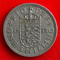 ราคา เหรียญอังกฤษ United Kingdom 1 shilling ปี 1955 เหรียญ​ต่างประเทศ (26214134760)
