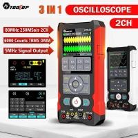 ราคา ขายร้อน TOOLTOP 2CH 80Mhz Digital Oscilloscope มัลติมิเตอร์ 5Mhz สัญญาณเครื่องกําเนิดไฟฟ้าส่วนประกอบอิเล็กทรอนิกส์การทดสอบมือถือ Oscilloscope (27044281777)