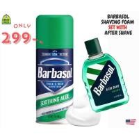 ราคา โปรโมชั่น ชุดโฟมโกนหนวด Barbasol Soothing Aloe พร้อมอาฟเตอร์เชฟ | Promotion! Barbasol Shaving Foam Set with After Shave (41359101630)