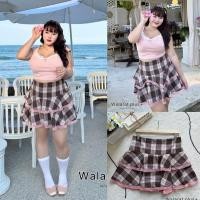 ราคา ✅เข้าเพิ่ม พร้อมส่งค่า /WP/ กระโปรงกางเกงสาวอวบ ลายสก็อต แต่งลูกไม้ เสื้อผ้าพลัสไซส์ สาวอวบ สาว อ้วน พลัสไซส์ (24282266757)