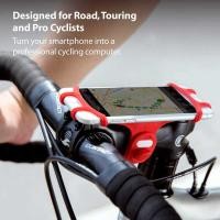 ราคา Bone Tie Pro Bike Mount,Silicone Bicycle Phone Holder, Universal Motorcycle Stem Mount Compatible F (26005991707)