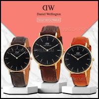 ราคา DANIEL WELLINGTON รุ่น DW00100139 DW00100137 ของแท้100% นาฬิกาแบรนด์เนม นาฬิกาผู้หญิง นาฬิกา ผู้ชาย สายหนัง OWD219 (215316988)