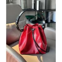 ราคา LOUIS VUITTON Epi Petite Noe Shoulder Bag M44172 Castilian Red Noir Leather Ladies (43151233767)