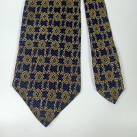 ราคา เนคไทมือสอง Nina Ricci Men's Silk Tie Blue Green Abstract Made in Korea (40614170183)