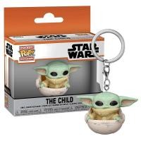 ราคา Funko Pocket Pop! พวงกุญแจ Star Wars The Mandalorian - ของเล่นฟิกเกอร์พวงกุญแจไวนิลสําหรับเด็ก (29937465707)