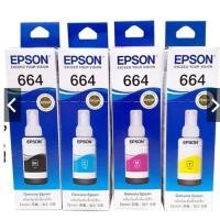 ราคา หมึกเติม Epson INK T664BCMY L-Series L100 L120 L220 L360 L365 L565 L1300 ของแท้ มีกล่อง (5957649047)