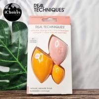 ราคา [Real Techniques] Ultimate Sponge Trio 3 Count #4259 เรียลเทคนิค ฟองน้ำแต่งหน้า ฟองน้ำไข่ Beauty Blender (18924005456)