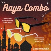 ราคา [RAYA COMBO] NORTHWEEK Regular Dancing & Vesca Luoping Polarized Uv400 แว่นกันแดดป้องกัน Unisex (57707431173)