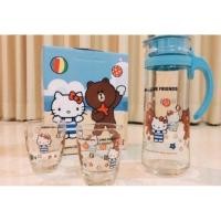 ราคา ชุดเหยือกน้ำ1+พร้อมแก้ว2 โดราเอม่อน Doraemon #พรีเมี่ยมแท้เซเว่น100% (23218229534)