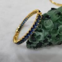 ราคา กำไลพลอยสีน้ำเงินไพลิน งานชุปทองไมครอน (1046117909)