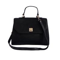 ราคา [กระเป๋ามือสอง] LOVCAT PARIS ของแท้! มีสายยาว! หนังซาฟีโน่ 12.5นิ้ว สีดำ กระเป๋าสภาพดี กระเป๋าสะพายข้าง (22387475652)