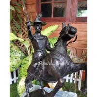 ราคา สมเด็จพระเจ้าตากสินทรงม้าเนื้อทองเหลืองรมดำ (21214555315)