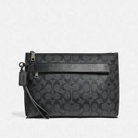 ราคา COACH CARRYALL POUCH IN SIGNATURE CANVAS (2918143978)