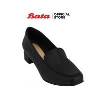 ราคา Bata บาจา รองเท้าคัทชู รองเท้าทางการ ใส่ทำงาน ส้นสูง 1.5 นิ้ว Dress แบบสวม ปิดส้น สีดำ รหัส 6516904 (4416045790)