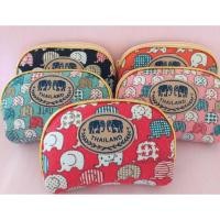 ราคา กระเป๋าเล็ก กระเป๋าใส่เหรียญ ทรงโค้งขอบทอง ใบละ25บ.4 ใบขึ้นไปราคาส่ง (4685993411)
