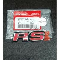 ราคา ของแท้ โลโก้ RS ด้านท้ายรถ สีแดง HONDA CITY TURBO RS 2020-2024 (42408713720)