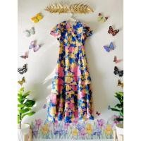 ราคา เดรสยาวอลังงานป้ายโบริชต้าสาวหวานๆสีชมพูสดใส (23603385445)