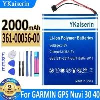 ราคา YKaiserin แบตเตอรี่ 361-00056-00 For GARMIN GPS Nuvi 30 40 40LM 50LM 50 (28873414005)