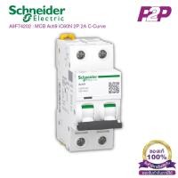 ราคา A9F74202 : เซอร์กิต เบรกเกอร์ 2P 2A C-Curve - MCB Acti9 iC60N - Schneider Electric - by pik2pak.com (20530315090)