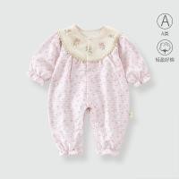 ราคา เด็กฤดูใบไม้ผลิเสื้อผ้าหวานRomper Westernสไตล์Jumpsuitเด็กทารกน่ารักOnesieฤดูใบไม้ผลิฤดูใบไม้ร่วงแขนยาวRomperเสื้อผ้าน่ารัก (53105324876)