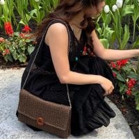 ราคา กระเป๋าถัก กระเป๋าวินเทจ กระเป๋ามือสอง (43704316022)