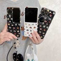 ราคา LUKEN เคสโทรศัพท์สําหรับ OPPO ค้นหา N3 Flip Mix Flip 1 2 สัตว์น่ารักแมวปกหลังพร้อมโซ่สําหรับ Oppo N3Flip MixFlip Galaxy Z Flip 7 6 5 4 3 Flip7 Flip6 Flip5 Flip4 Flip3 (57553286182)