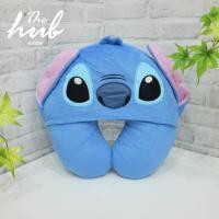 ราคา หมอนรองคอมีฮู้ด Stitch (652966866)
