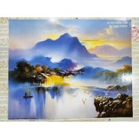 ราคา ภาพวิวติดผนัง ภาพวิวภูเขา ภาพวิวแต่งบ้าน ขนาด16×20นิ้ว (5383463691)